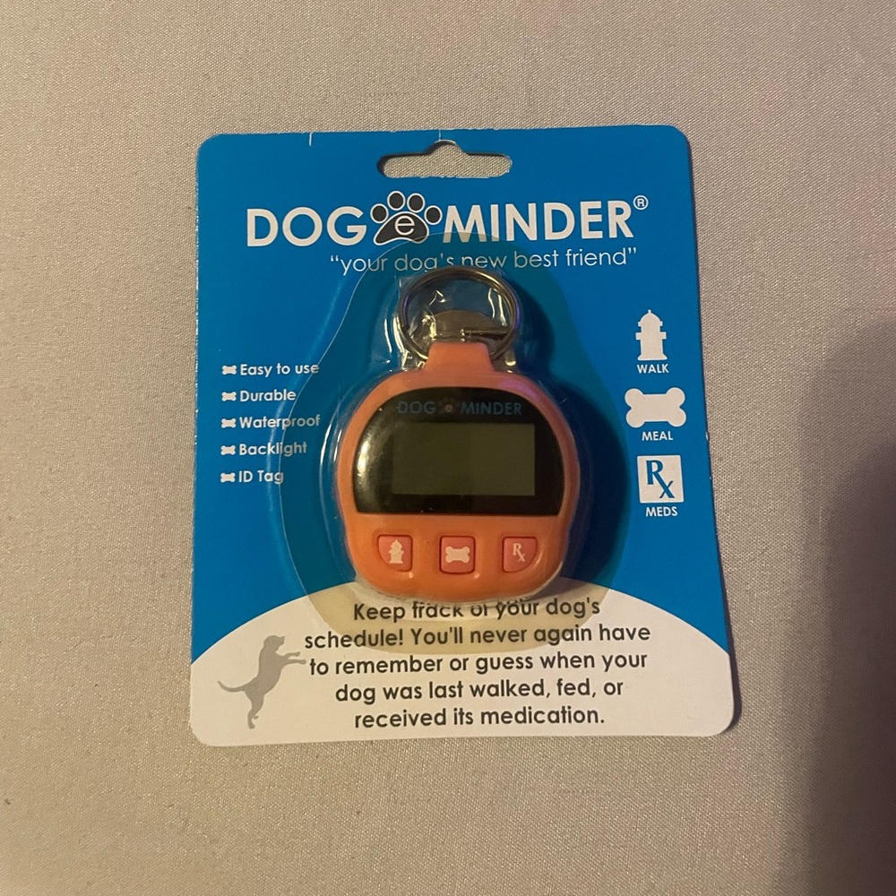 Dog Minder Orange Dog Activity Tracker -